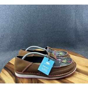 Ariat® Ladies Sz US 8.5B Cruiser Western Aloha Hula Print Tan Shoes 10044514